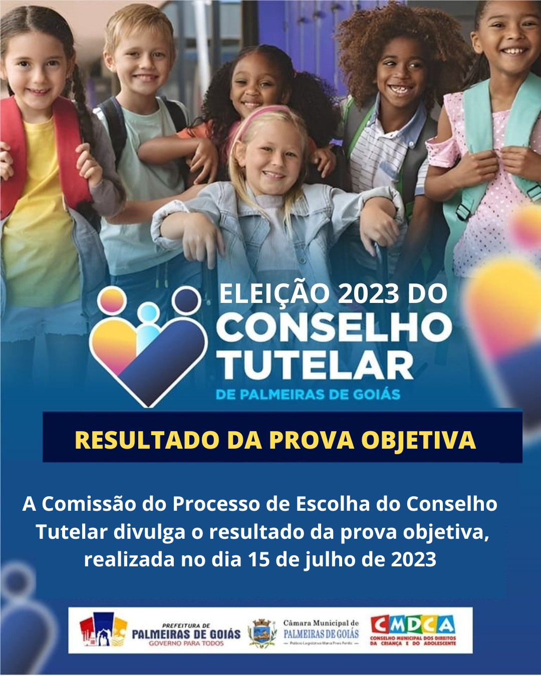 ELEIÇÃO DO CONSELHO TUTELAR RESULTADO DA PROVA OBJETIVA Prefeitura